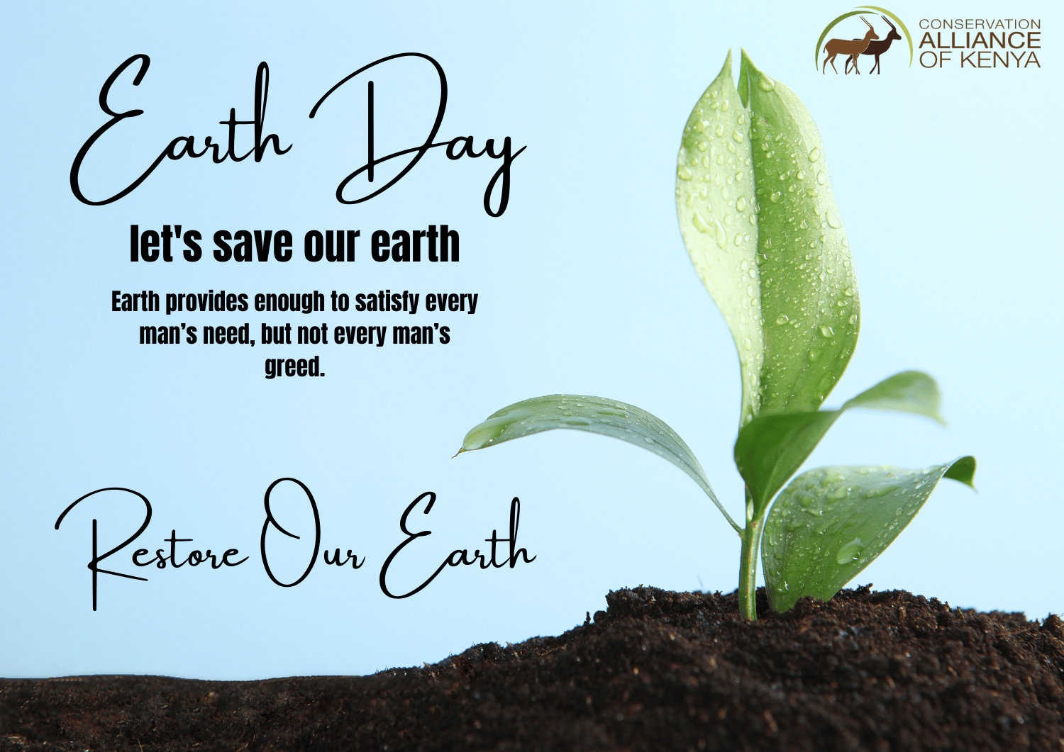 Earth Day Flyer Landscape