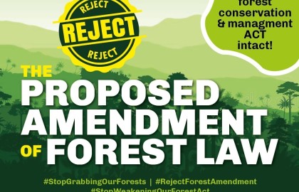Reject the Forest Conservation and Management (Amendment) Bill (National Assembly Bill No. 53 of 2021)