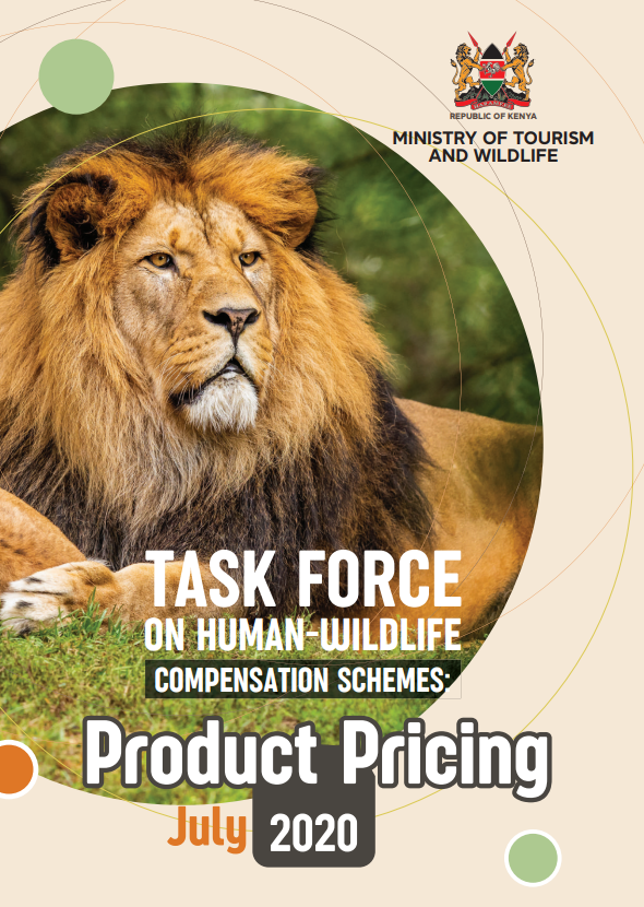 Task Force on Human Wildlife Compensation Scheme: Product Pricing